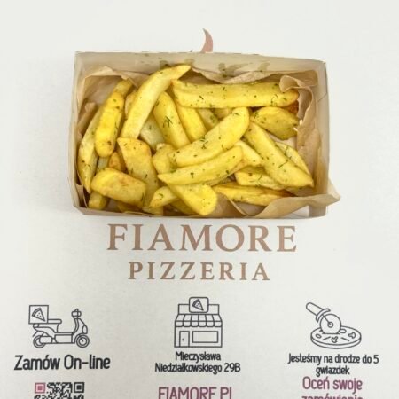 Frytki stekowe z olejem czosnkowym z ziołami